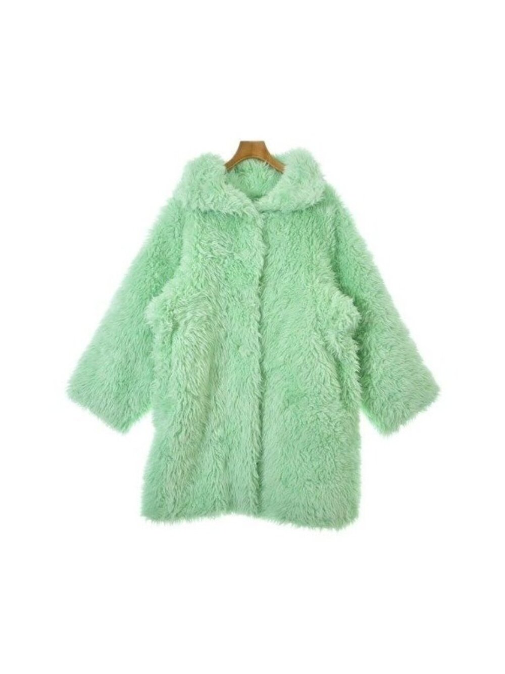 Balenciaga Coat Polyester Green